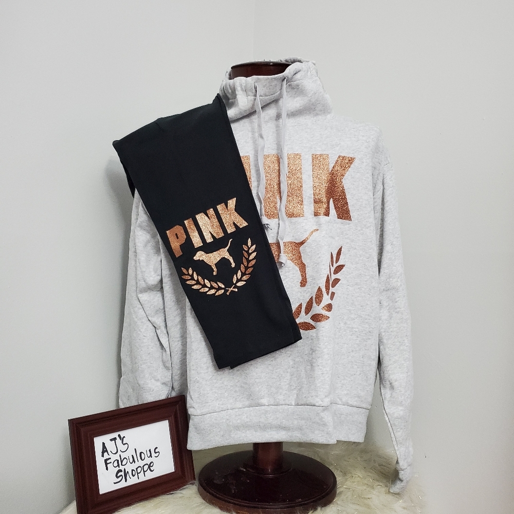 VS PINK SET OF XL BLING OUTFIT NWT